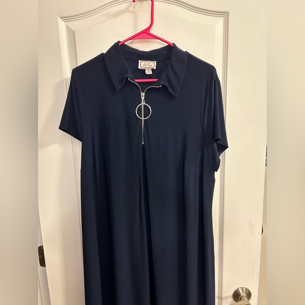 Navy Blue Dress, size 2X